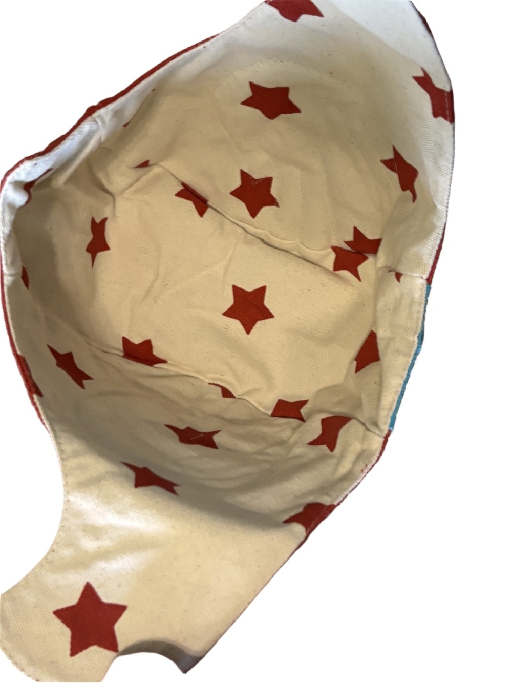 3 piece Whimsy SuperHero Set blue,
Red, white- shield, cape, helmet- reverses - Picture 6 of 6